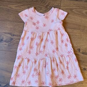 *SOLD*Little Co by Lauren Conrad Organic Short-Sleeved Tiered Dress (24 mo)